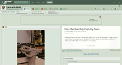 Desktop Screenshot of lace-and-metal.deviantart.com