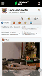 Mobile Screenshot of lace-and-metal.deviantart.com