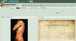Desktop Screenshot of daughteroftherain.deviantart.com