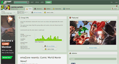 Desktop Screenshot of comicworld.deviantart.com