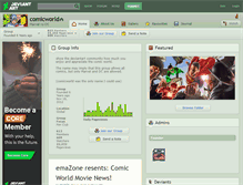 Tablet Screenshot of comicworld.deviantart.com
