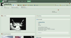 Desktop Screenshot of lullabyoflilly.deviantart.com