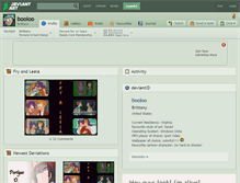Tablet Screenshot of booloo.deviantart.com