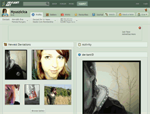 Tablet Screenshot of nyuszicica.deviantart.com