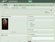 Tablet Screenshot of erctr.deviantart.com