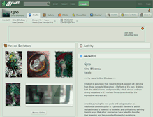 Tablet Screenshot of gjno.deviantart.com