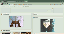 Desktop Screenshot of mickey-b.deviantart.com