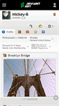 Mobile Screenshot of mickey-b.deviantart.com