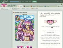 Tablet Screenshot of ceci-lovers.deviantart.com