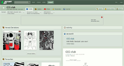 Desktop Screenshot of ccc-club.deviantart.com