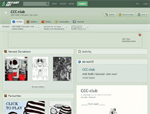 Tablet Screenshot of ccc-club.deviantart.com