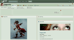 Desktop Screenshot of dragonchild.deviantart.com