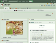 Tablet Screenshot of dark-beam.deviantart.com