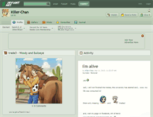 Tablet Screenshot of killer-chan.deviantart.com
