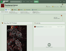 Tablet Screenshot of phantasmal-horror.deviantart.com