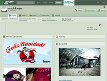 Tablet Screenshot of mr-pink-eyes.deviantart.com