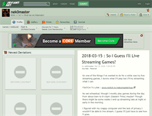 Tablet Screenshot of nek0master.deviantart.com