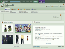 Tablet Screenshot of mistdemon01.deviantart.com