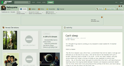 Desktop Screenshot of natsuyume.deviantart.com