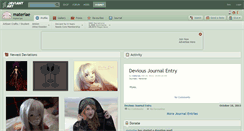 Desktop Screenshot of materiae.deviantart.com