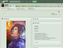 Tablet Screenshot of noniq.deviantart.com