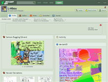 Tablet Screenshot of l-hibou.deviantart.com