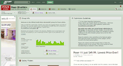 Desktop Screenshot of poser-3d-artist.deviantart.com