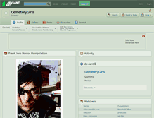 Tablet Screenshot of cemeterygirls.deviantart.com