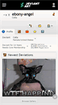 Mobile Screenshot of ebony-angel.deviantart.com
