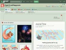 Tablet Screenshot of hypersweethappyness.deviantart.com