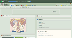Desktop Screenshot of ding1989.deviantart.com
