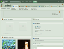 Tablet Screenshot of joelbajot.deviantart.com