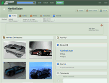 Tablet Screenshot of hanibalsatan.deviantart.com