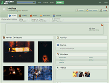 Tablet Screenshot of holstea.deviantart.com
