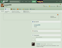 Tablet Screenshot of loryen999.deviantart.com