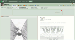 Desktop Screenshot of melia161.deviantart.com
