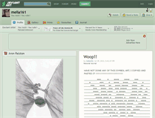 Tablet Screenshot of melia161.deviantart.com