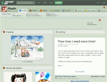 Tablet Screenshot of pityalin.deviantart.com