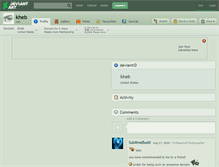 Tablet Screenshot of kheb.deviantart.com