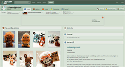 Desktop Screenshot of cuteamigurumi.deviantart.com