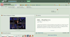 Desktop Screenshot of madamotaku.deviantart.com