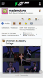 Mobile Screenshot of madamotaku.deviantart.com