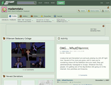 Tablet Screenshot of madamotaku.deviantart.com