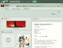 Tablet Screenshot of franek.deviantart.com