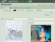 Tablet Screenshot of benjixshingo.deviantart.com