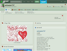 Tablet Screenshot of animaster737.deviantart.com