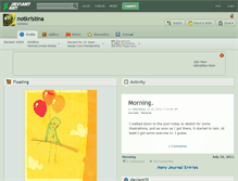 Tablet Screenshot of notkristina.deviantart.com