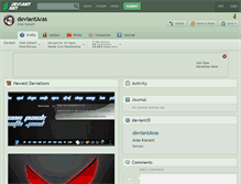 Tablet Screenshot of deviantaras.deviantart.com