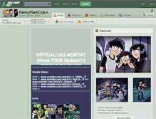 Tablet Screenshot of dannyxsamclub.deviantart.com