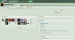 Desktop Screenshot of electricdinosaur.deviantart.com